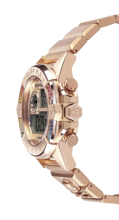 Philipp Plein The G.O.A.T. PWFAA0721 Horloge - Staal - Rosékleurig - Ø 44 mm