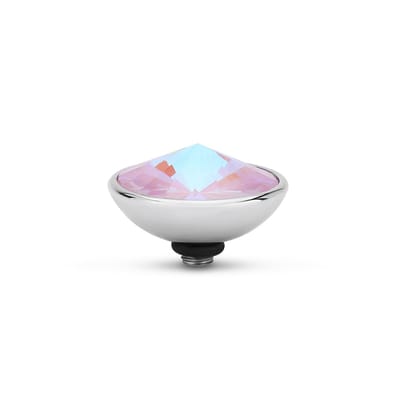 Melano Twisted Gradient Steentje Crystal Lavender Delite | Zilver