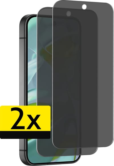 Screenprotector - Geschikt voor Google Pixel 9 - 2 Stuks - Privacy Filter - Beschermglas - Gehard Glas - Tempered Glass - Screen Protector