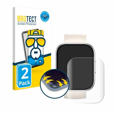 BROTECT - Screenprotector voor Oukitel BT103 1.91" - Folie Beschermfolie transparant volledig dekking - 2 Stuks