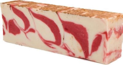 Handgemaakte Olijf Olie Zeep Bar - Rode Klei - Handzeep - Douchemiddel - 1.25kg