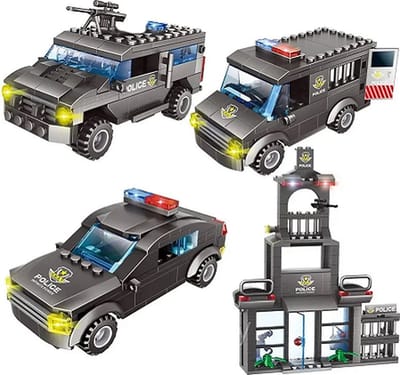 S.W.A.T. Bouwset - City S.W.A.T. - Politie - 1102 onderdelen - Giftbox - Compatible met bekende merken
