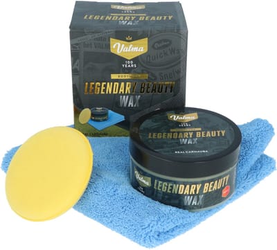 Valma Legendary Beauty Wax - Met carnaubawax - Glanzende afwerking en bescherming- Incl. aplicator & microvezeldoek - 227g