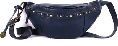 Boho Heuptas van Echt Italiaans Leer met Studs – Stijlvolle & Duurzame Unisex Reis-Fanny Pack voor Essentiële Spullen