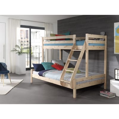 LUCEVI - Pino Familiebed 140x200cm + 90x200cm - Beige