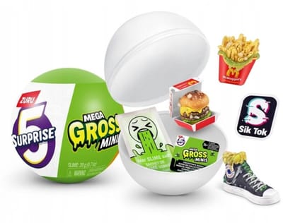 5 Surprise - Mega Gross Minis - Minifiguren - 1 capsule - Zuru - Uitpaksensatie voor kinderen - Speelfiguren