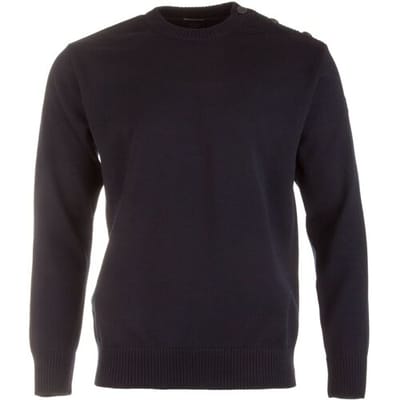 Paul & Shark Trui Bretagne Button Shoulder Navy / male
