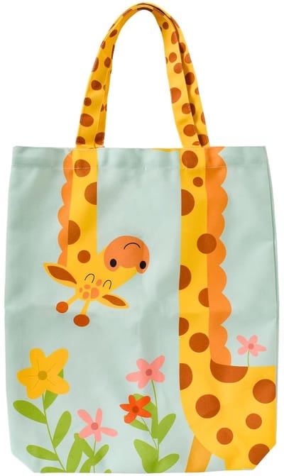 IMstore - Shopping Bag - Vouwbare Tas - Duurzaam en Ruim - 40 x 50 cm - Giraffe Print - Ideaal voor Dagelijkse Aankopen - Geschikt voor Iedereen