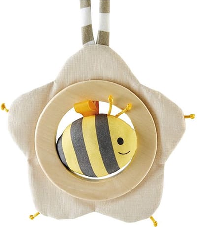 DW4Trading Hape Muziekdoos Bloem en Bij Billi - Leuk en Veilig Babyspeelgoed