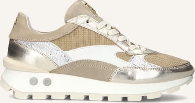 Floris Van Bommel Sfw-10098 Blokki Sneakers - Leer - - Zand - Maat 37