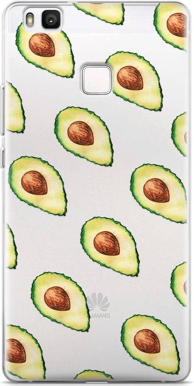 Huawei P9 Lite transparant hoesje - Avocado