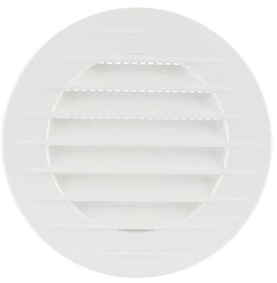 Ventilatierooster met Insectenbescherming - Diverse Kleuren en Maten - Ø 60-160 mm