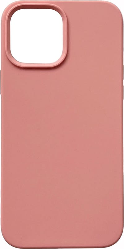 Casemania Hoesje Geschikt voor Apple iPhone 15 Plus - Zalm Roze - Liquid Siliconen Back Cover