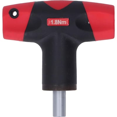 Clé en T Torsion Fixe Acier Chrome Vanadium 14in Outil à Douille Hexagonale pour Réparation 2.5Nm black