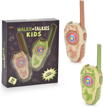 Kiddel Walkie Talkie Set Kinderen – 2025 Model met Camouflage Design – Bereik tot 600 Meter – 2 Stuks Speelgoed Walkietalkies – Buitenspeelgoed voor Jongens & Meisjes vanaf 3 Jaar