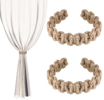 Boho Gordijnhouders - Gevlochten Gordijn Accessoires voor Buiten en Thuis