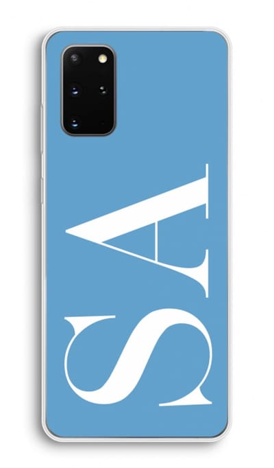 Gepersonaliseerd - Case Company® - Hoesje geschikt voor Samsung Galaxy S20 Plus hoesje - Monogram N°2 - Soft Cover Telefoonhoesje - Bescherming aan alle Kanten en Schermrand