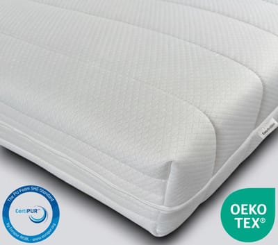 EasyBedden® 70x180 Kindermatras - 17 cm dik | Koudschuim Hybride Schuim - Luxe Tijk - 100 % Veilig