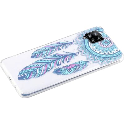 Mocaa Samsung Galaxy A12 Telefoonhoesje Kleurrijke Dromenvanger Meerkleurig