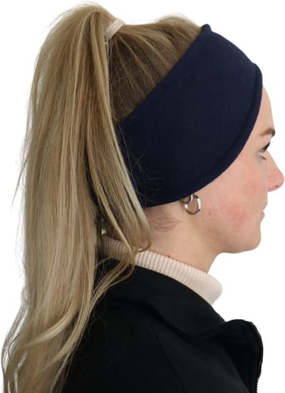 HIXA Fleece - Hoofdband - Winter - Oorwarmers - Zwart - Warm - Polyester - Sport - Wandelen - Dames