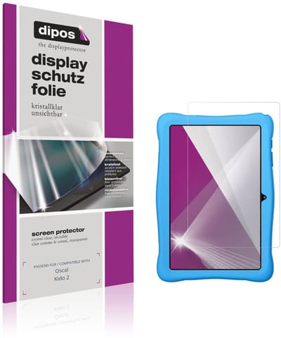 dipos – 2x Beschermfolie geschikt voor Oscal Kido 2 | Krasbestendige & heldere Screenprotector Ultra-Thin