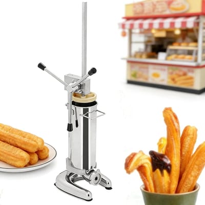 Churros Maker - Donut Machine - Bakkerij Gebruik - Roestvrij Staal - 3L Capaciteit - Zilverkleurig