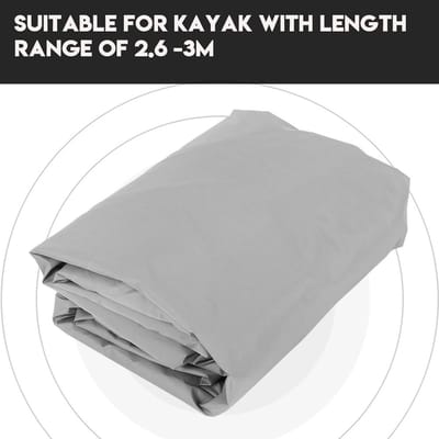 Dailygoods- Stofkap Waterdicht - Kajakbedekking 2,6m - UV-bestendig - Slijtvast Polyester - Scheurvast - Bescherming tegen stof en vuil - Kajakhoes