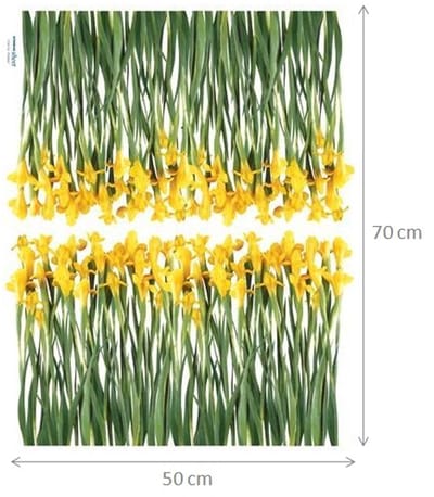 Muurstickers met irisbloemmotief
