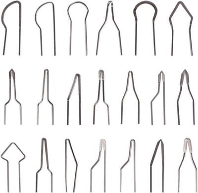 Pyrografie Draad Tips - Houtbrand Tips - Houtbewerking Decoratie - Hoge Temperatuur Legering - 1 mm - Zilver