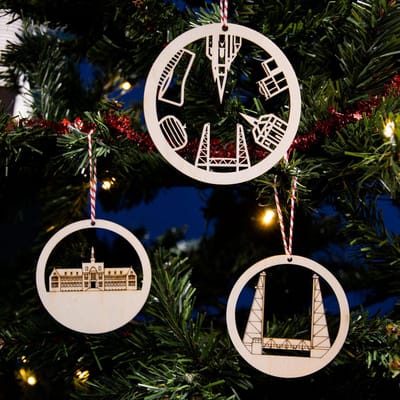 Kerstballen Alphen aan den Rijn Jouw Favoriete Stad in de Kerstboom City Shapes