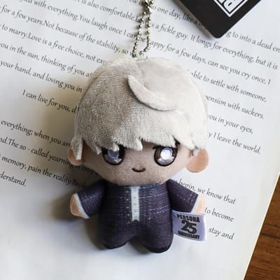 Poupée Peluche Kawaii Anime Persona Porte-clés Périphérique Mignon Dessin Animé Animaux en Peluche Persona Pendentif Porte-clés Jouets Cadeaux Qualité Supérieure