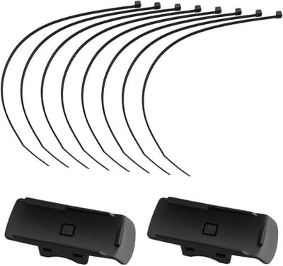 VT Goods - Fiets GPS-apparaathouder - Stuurhouder - Geschikt voor Garmin - Zwart - Duurzaam kunststof - Inclusief kabelbinders - Perfect voor fietsl...