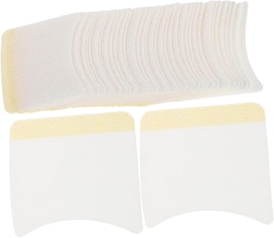 Herbruikbare Wimperextensions Pads - Oogmasker Wimperverlenging - Bescherming Gevoelige Huid - Zacht Katoen - 4.5 x 3.5 cm - Wit