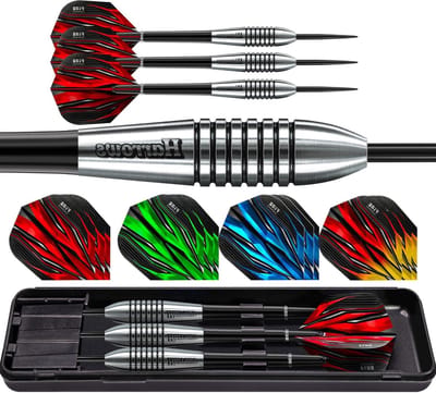 Tungsten Steel Tip Darts - Professionele Darts - Precisie Werpen - 85% Wolfraam Barrels - 23g 25g 27g 30g - Zwart