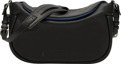 LIEBESKIND BERLIN Leren Schoudertas Fab 5 Kodiaq Sheep Hobo Black Zwart