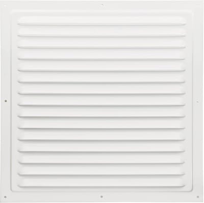 Metalen Ventilatierooster 30 x 30 cm met Insectenbescherming - Weerbestendig en Robuust