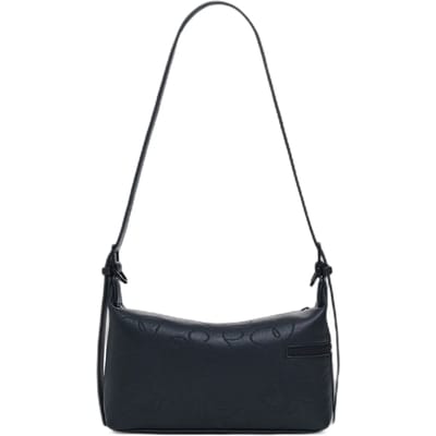 Desigual schoudertas Mickey Lines Huntington Bag Black zwart