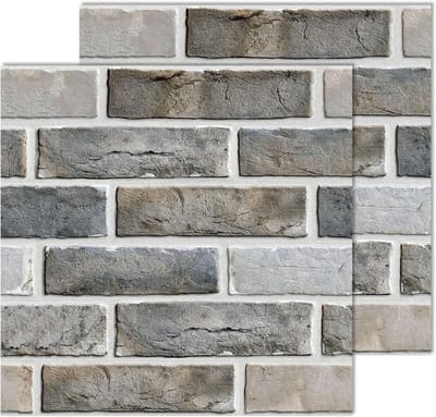Pack of 10 3D Wall Panels Self-Adhesive Wall Panels Stone Effect 3D Wallpaper 3D Wall Panels for Living Room Bathroom - ShopVlot