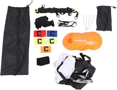 Agility Ladder Set - Fitness Training - Verbeter Snelheid - Compleet met Kegels - 45 x 25 x 15 cm