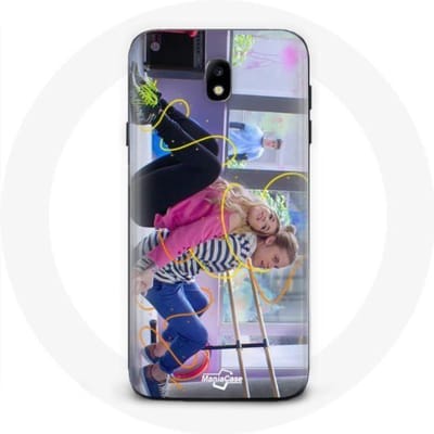 Samsung Galaxy J3 2017 hoesje Achtervolg je dromen Mía Cáceres en Juanma Portolesi