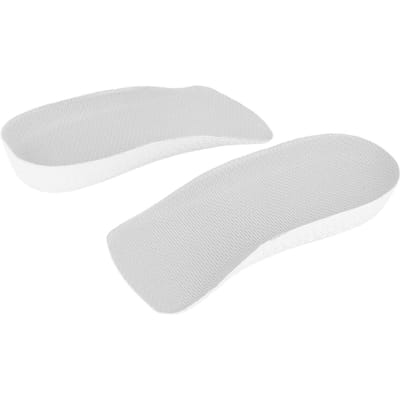 2 Paires Semelles Rehaussantes Antidérapantes Résistantes Confortables Respirantes Rehausse Talon Coussinets de Chaussure white