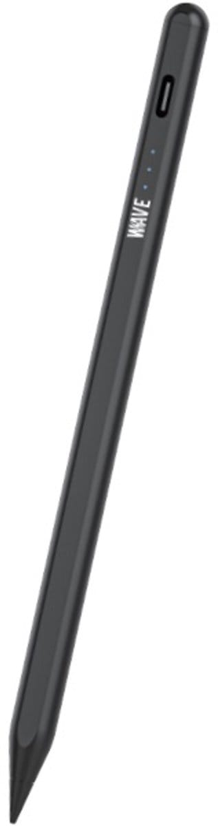 Stylus Pen - Alternatief voor Apple Pencil – Geschikt voor Apple iPad - Stylus Pencil met Magnetic & USB C Opladen - Handdetectie - Zwart