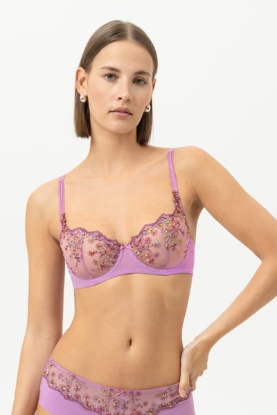 Balconette-beha Serie Delightful Frozen Orchid