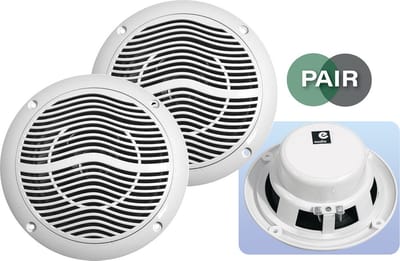 E-Audio Vochtbestendige Marine luidsprekers 4 ohm 5" inch/13 cm