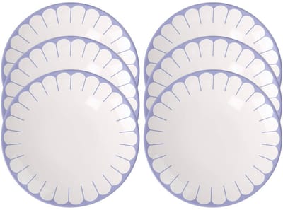 Frühstücksteller Fleur Couleur ø 21,2 cm Set van 6