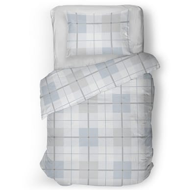Snoozing Ivy Dekbedovertrek - Eenpersoons - 140x200/220 cm - Blue