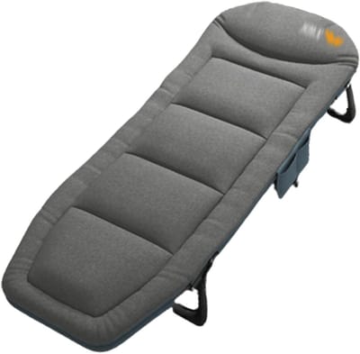 Opvouwbaar campingbed - Kampeerbed matras - Buitenreizen slapen - Snel op te zetten - 180x60cm - Grijs