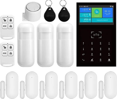 Slim Alarm Systeem - Draadloos Beveiligingssysteem - Huis Beveiligen - Met Temperatuur Vochtigheid - 1.0 Gram - Wit
