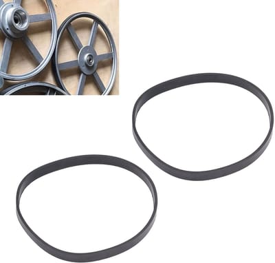 Dailygoods- Bandzaagband Set van 2 - Vervangingsonderdeel - Rubber Band - 13 Mm Breed - 3 Mm Dikte - Voor Houtbewerking - Lintzaagband