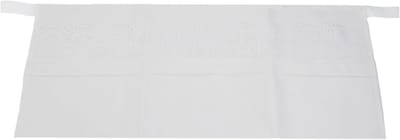 Radiator Stofhoes - Kant Design - Stof Vangen - Ademend Materiaal - 120 cm - Wit